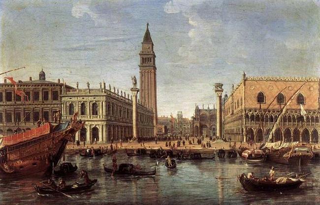 WITTEL, Caspar Andriaans van The Piazzetta from the Bacino di San Marco